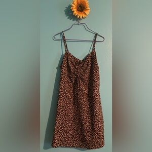 Flower print dress